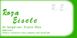 roza eisele business card